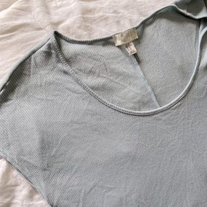 light blue tunic top